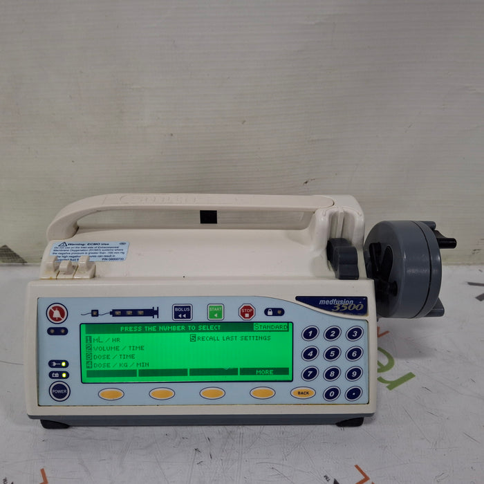 Smiths Medical Medfusion 3500 Syringe Infusion Pump