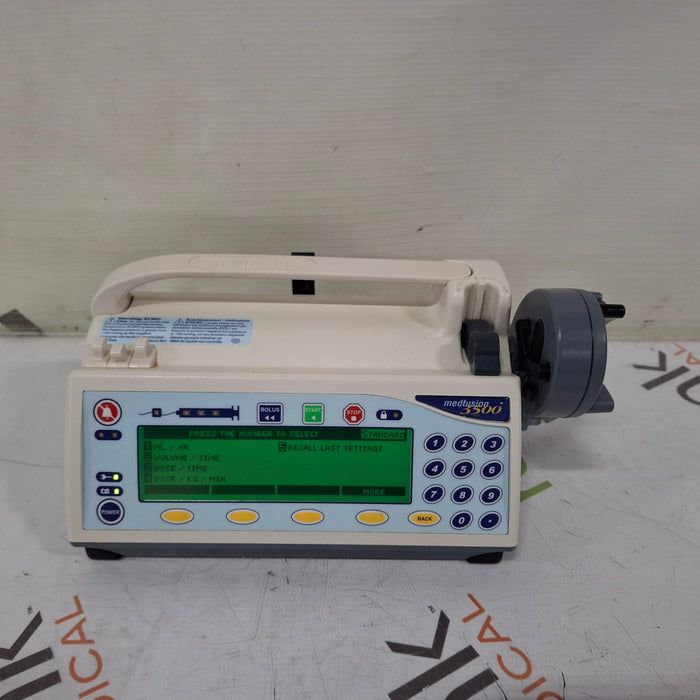 Smiths Medical Medfusion 3500 Syringe Infusion Pump