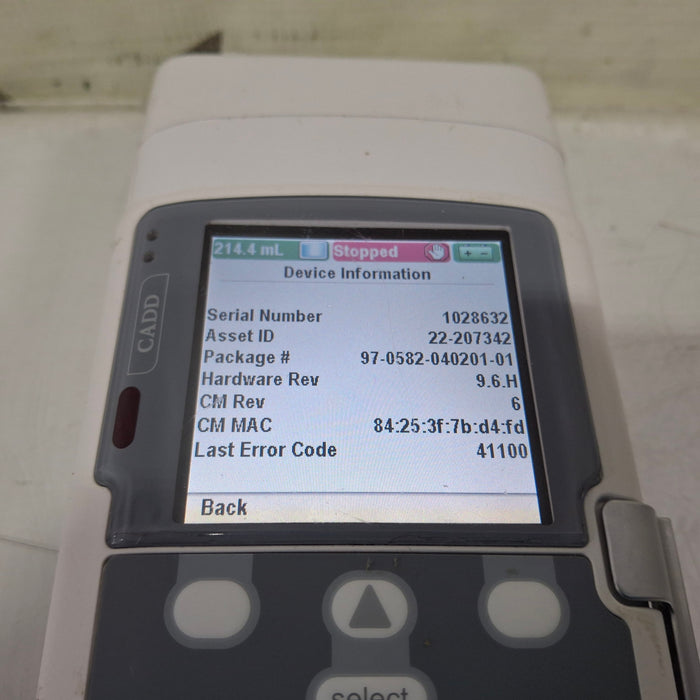 Smiths Medical CADD Solis 2110 Infusion Pump w/2131 Module
