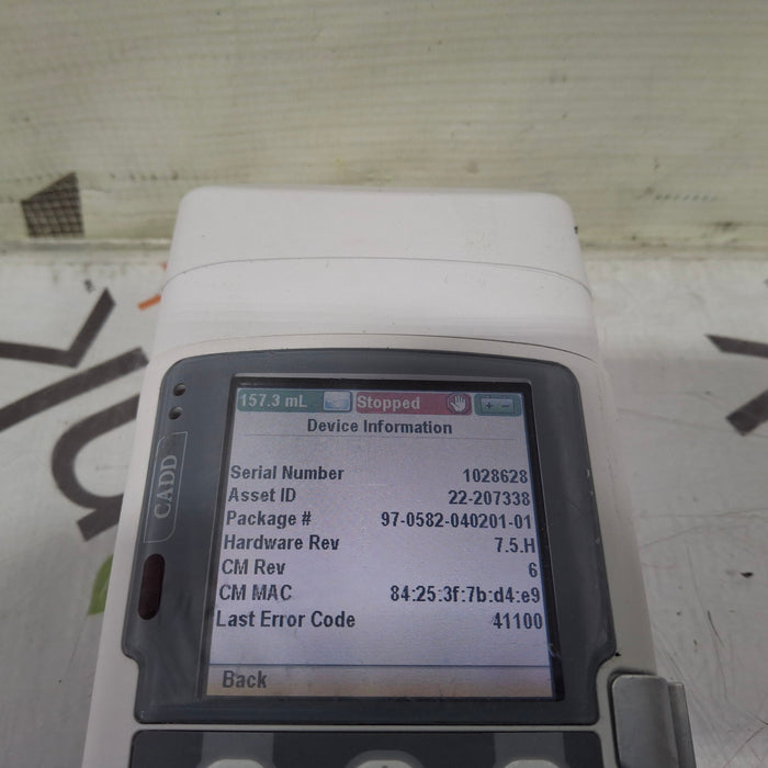 Smiths Medical CADD Solis 2110 Infusion Pump w/2131 Module