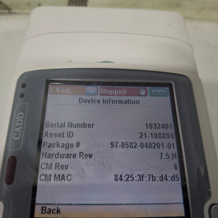 Smiths Medical Smiths Medical CADD Solis 2110 Infusion Pump w/2131 Module Infusion Pump reLink Medical