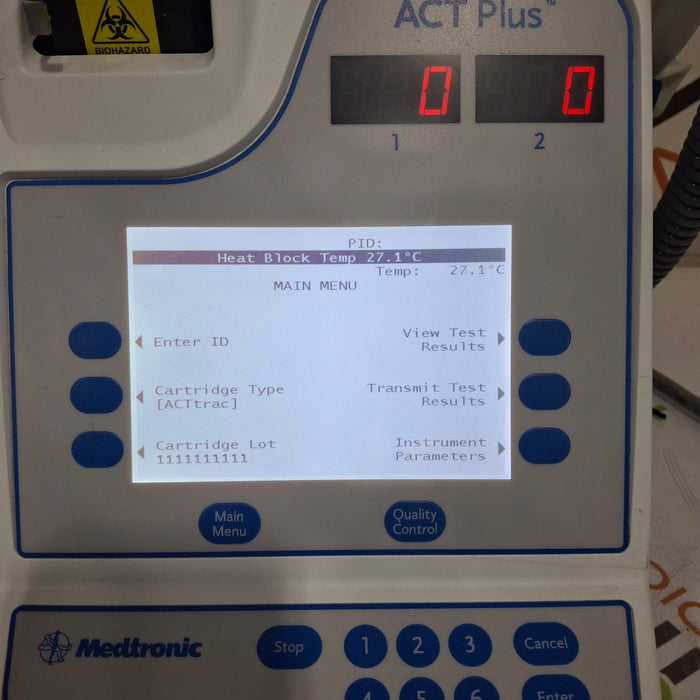 Medtronic ACT Plus Automated Coagulation Timer