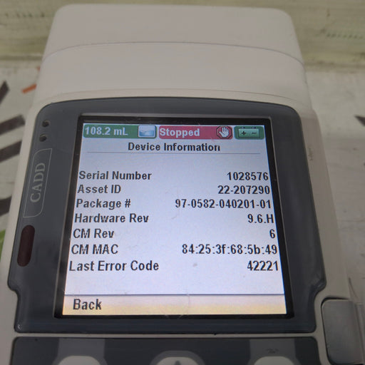 Smiths Medical Smiths Medical CADD Solis 2110 Infusion Pump w/2131 Module Infusion Pumps reLink Medical