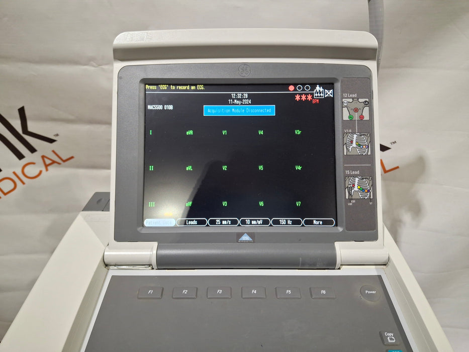 GE Healthcare MAC 5500 HD without CAM Module ECG System