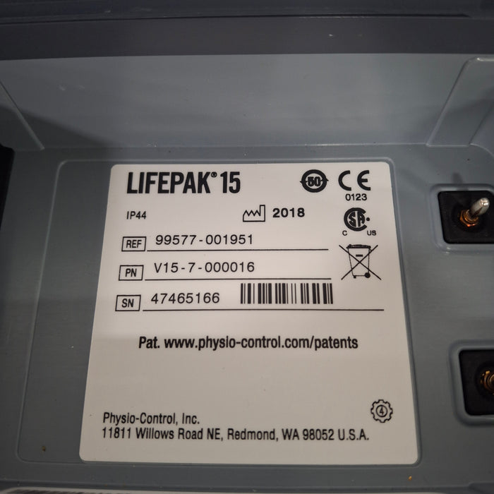 Physio-Control LifePak 15 3-Lead Defibrillator