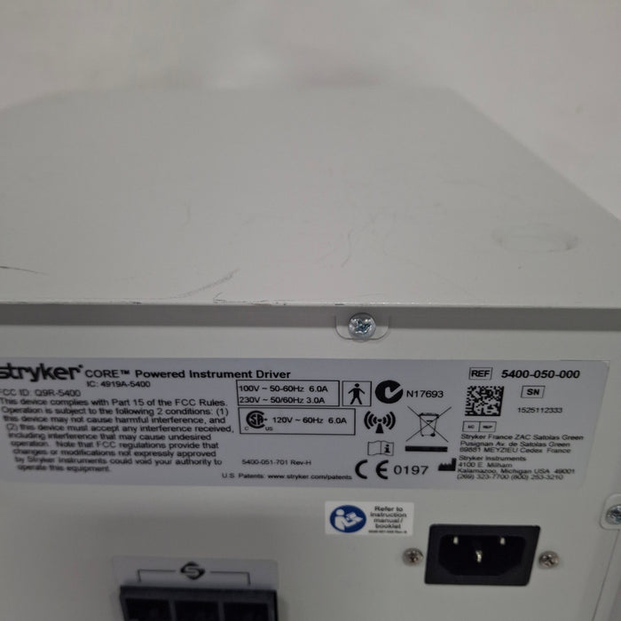 Stryker 5400-050 Core Powered Instrument Driver