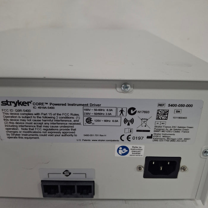 Stryker 5400-050 Core Powered Instrument Driver