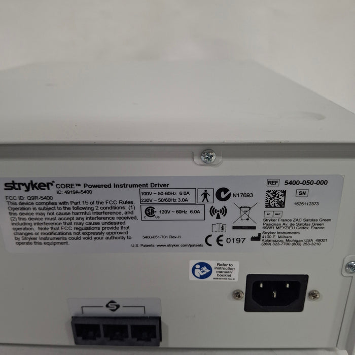 Stryker 5400-050 Core Powered Instrument Driver