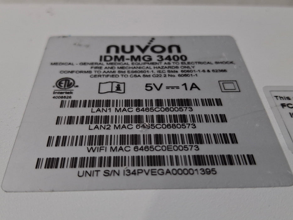 NUVON IDM-MG 3400 Electronic System