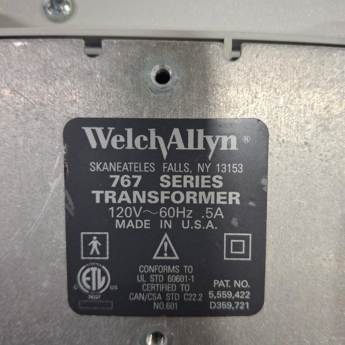 Welch Allyn 767 Series Transformer without Heads