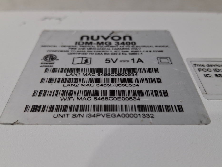 NUVON IDM-MG 3400 Electronic System