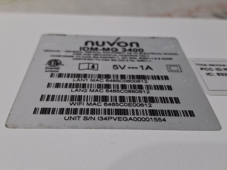 NUVON IDM-MG 3400 Electronic System