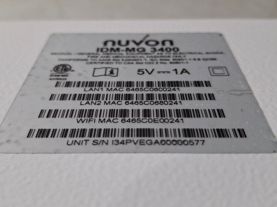 NUVON IDM-MG 3400 Electronic System