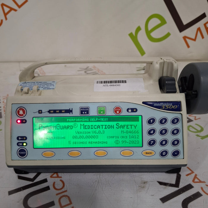 Smiths Medical Medfusion 3500 Syringe Infusion Pump