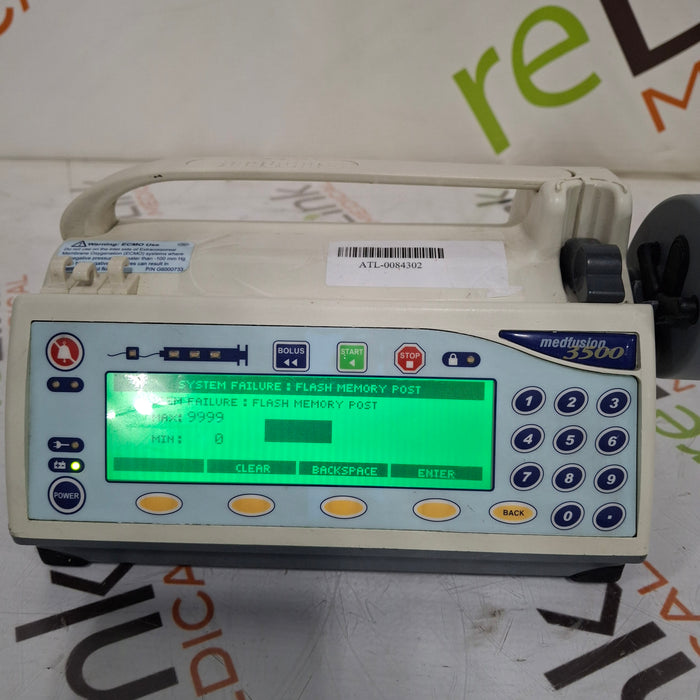 Smiths Medical Medfusion 3500 Syringe Infusion Pump