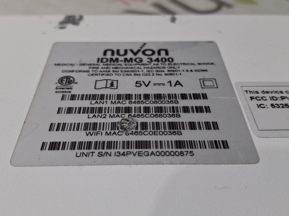 NUVON IDM-MG 3400 Electronic System