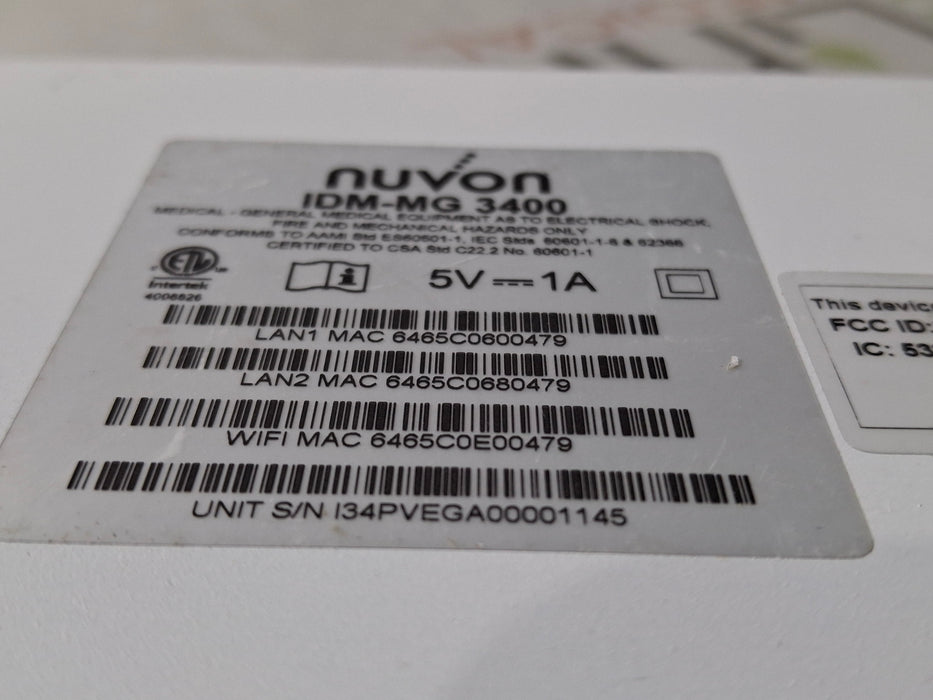 NUVON IDM-MG 3400 Electronic System