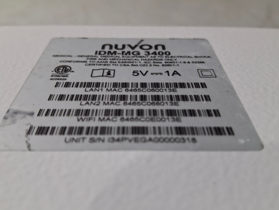 NUVON IDM-MG 3400 Electronic System