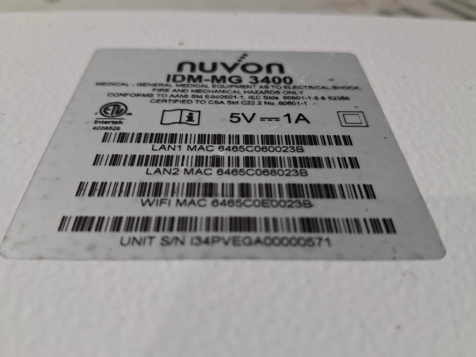 NUVON IDM-MG 3400 Electronic System