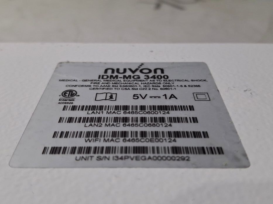 NUVON IDM-MG 3400 Electronic System