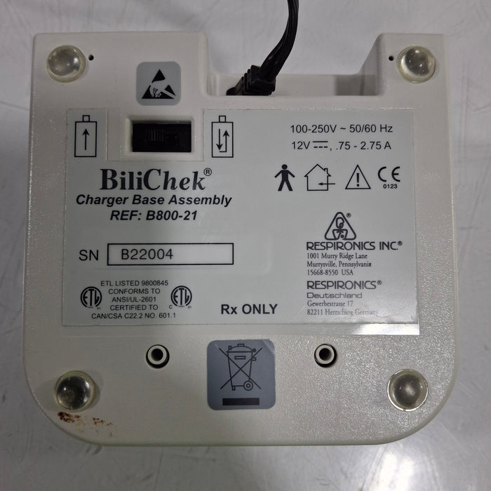 Respironics BiliChek Charger Base Assembly