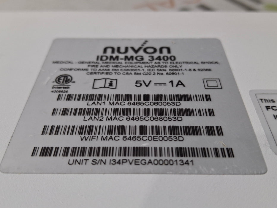 NUVON IDM-MG 3400 Electronic System