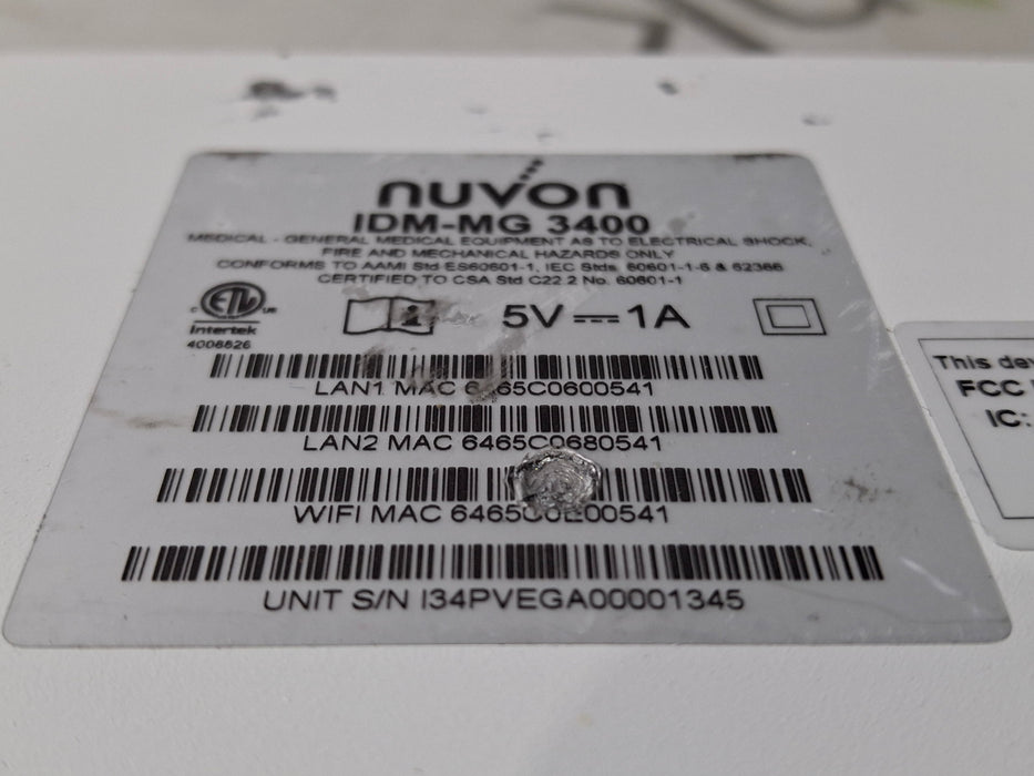 NUVON IDM-MG 3400 Electronic System