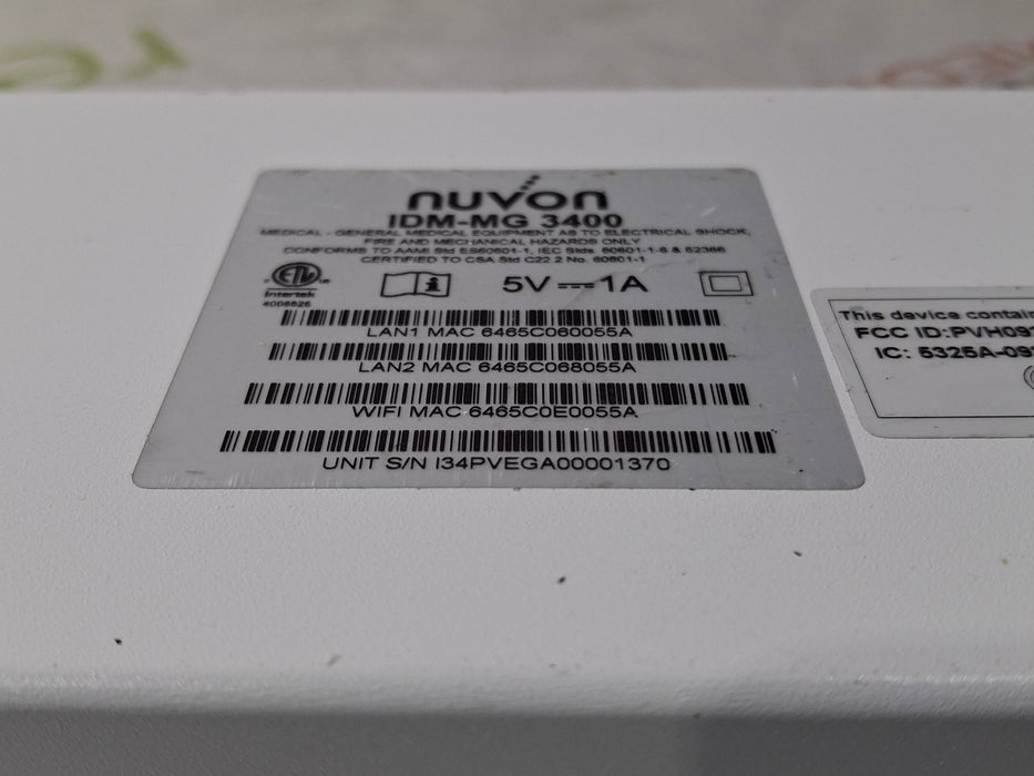 NUVON IDM-MG 3400 Electronic System