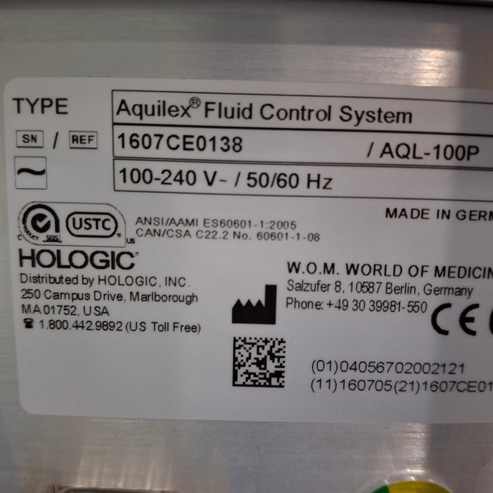 Hologic, Inc. Aquilex Fluid Control System