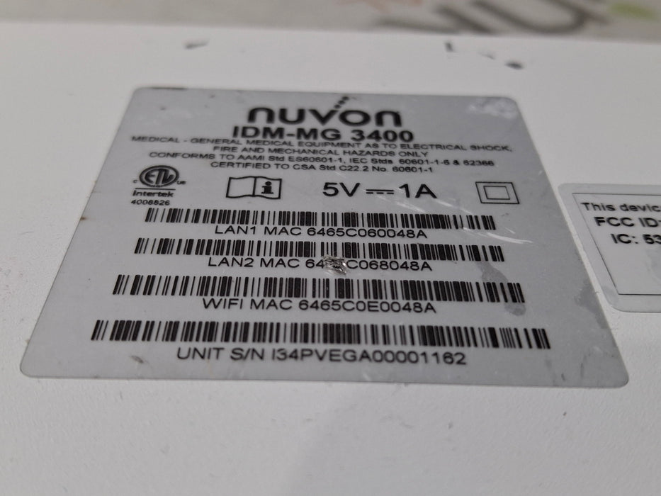 NUVON IDM-MG 3400 Electronic System