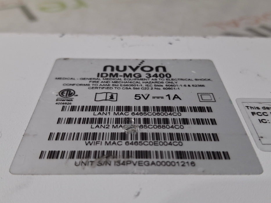 NUVON IDM-MG 3400 Electronic System