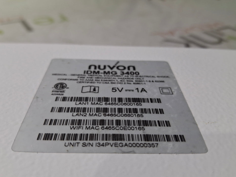 NUVON IDM-MG 3400 Electronic System