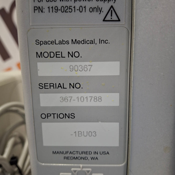 Spacelabs Healthcare 90367 Patient Monitor