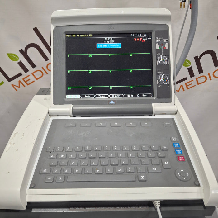 GE Healthcare MAC 5500 HD with CAM Module ECG System