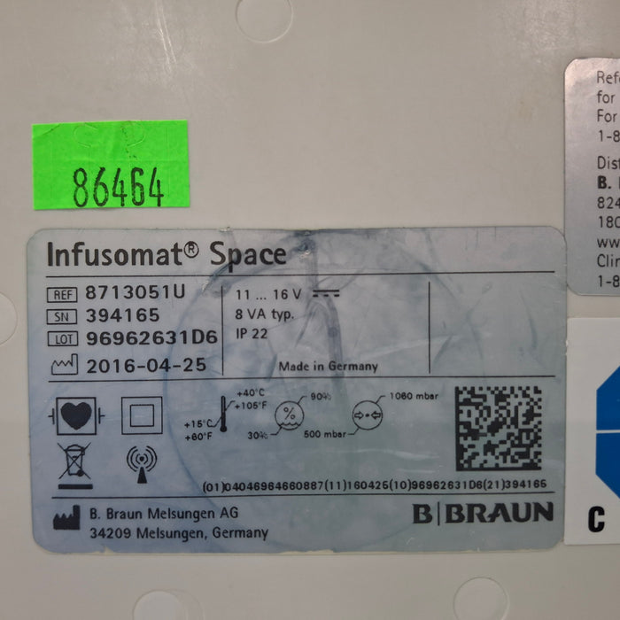 B. Braun Infusomat Space Infusion Pump