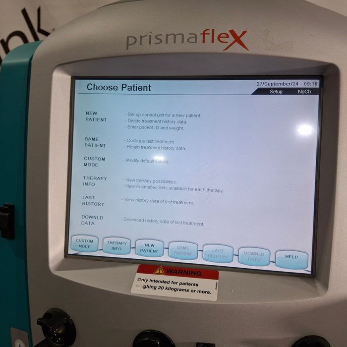 Gambro Prismaflex Dialysis Machine