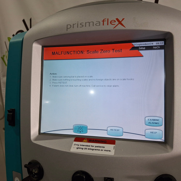 Gambro Prismaflex Dialysis Machine