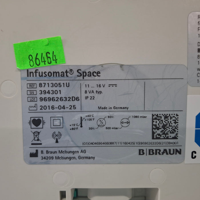 B. Braun Infusomat Space Infusion Pump