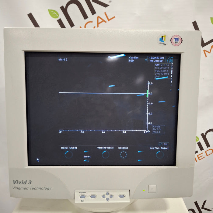 GE Healthcare Vivid 3 Ultrasound