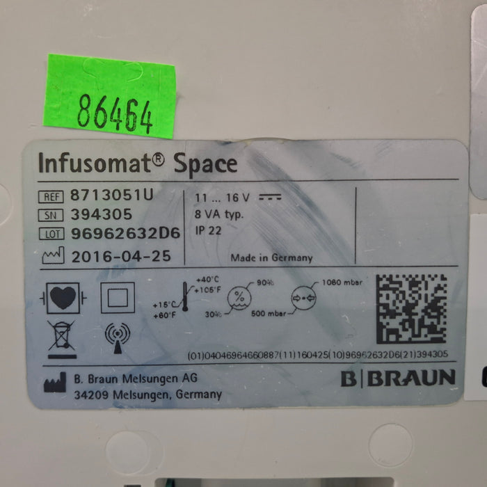 B. Braun Infusomat Space Infusion Pump