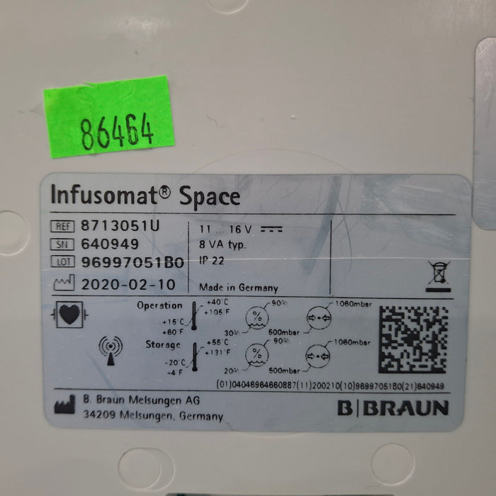 B. Braun Infusomat Space Infusion Pump