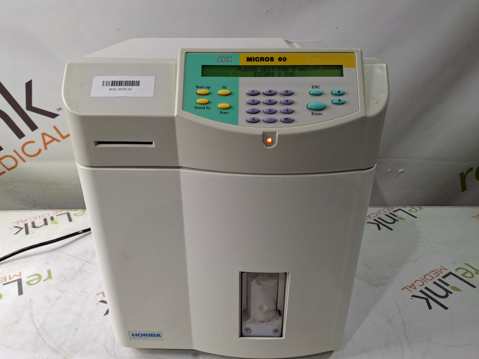 Horiba Micros 60 CS Hematology Analyzer