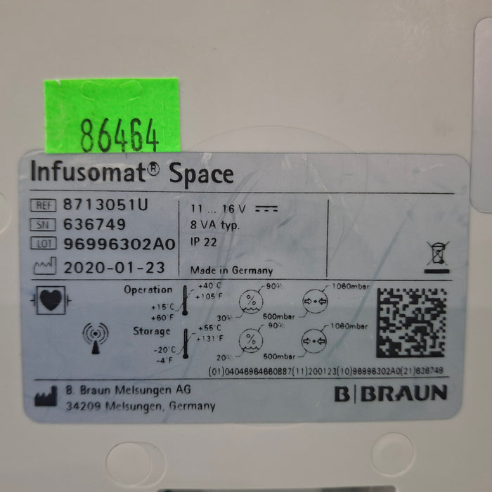 B. Braun Infusomat Space Infusion Pump