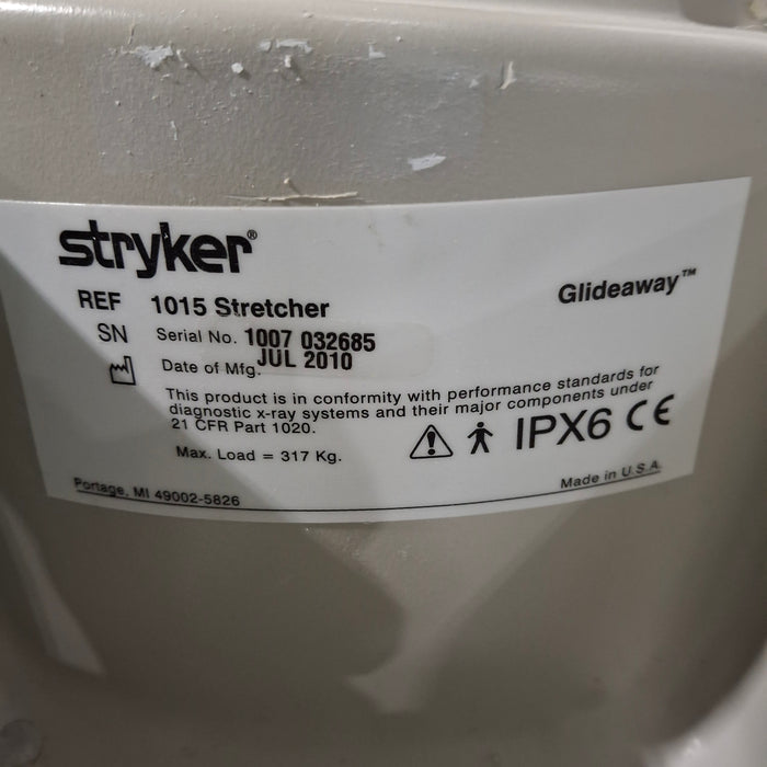 Stryker 1015 Big Wheel Glideaway Stretcher