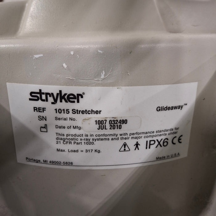 Stryker 1015 Big Wheel Glideaway Stretcher