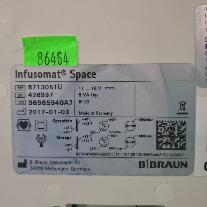 B. Braun Infusomat Space Infusion Pump