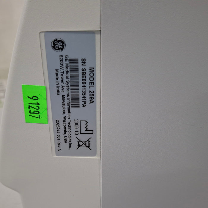 GE Healthcare Corometrics 250 Series Model 259 Fetal Monitor