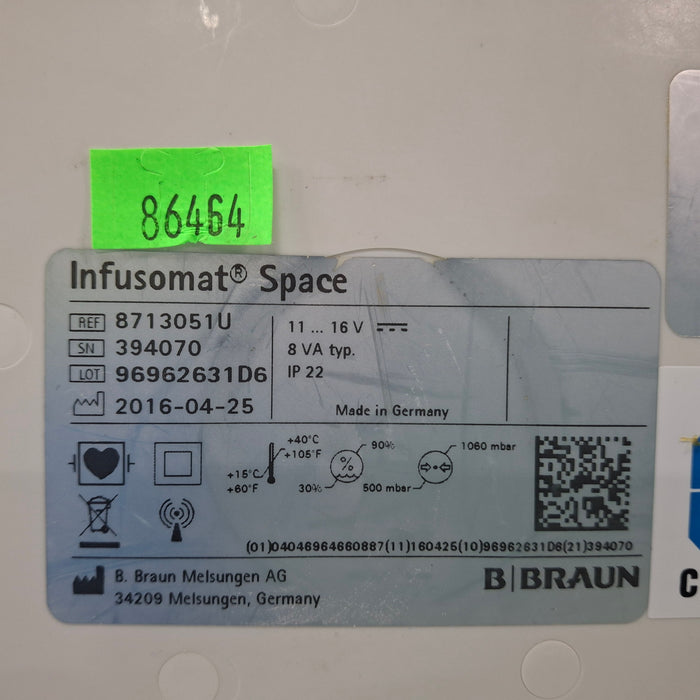 B. Braun Infusomat Space Infusion Pump