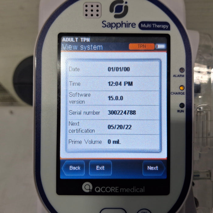 QCore Medical Sapphire Multi-Therapy Infusion Pump