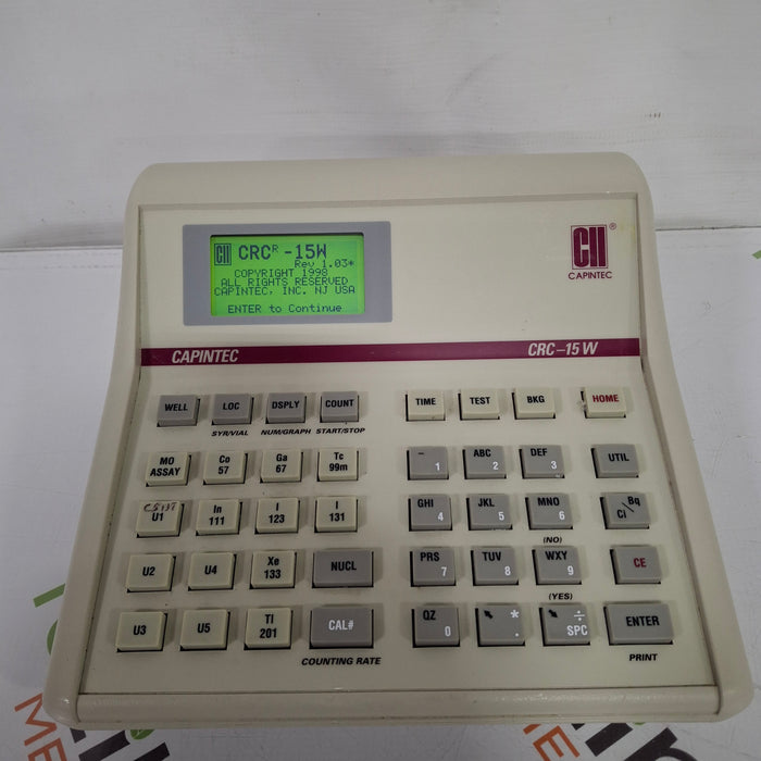 Capintec CRC-15W Radioisotope Calibrator